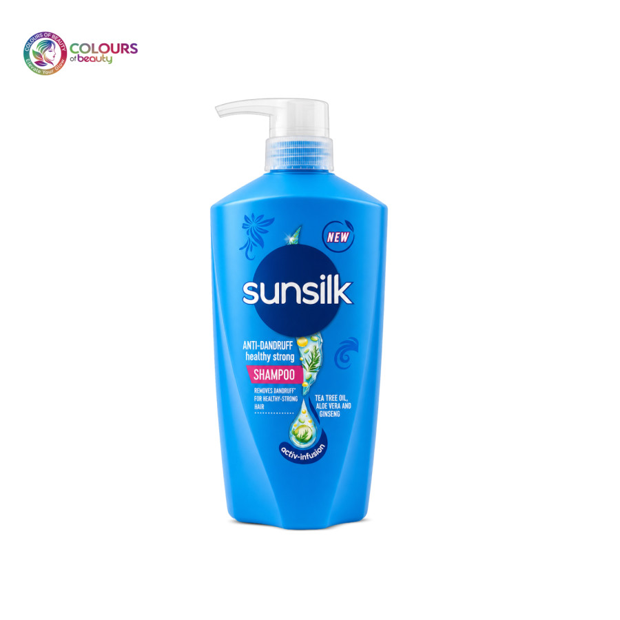 Sunsilk Anti-Dandruff Healthy Strong Shampoo 625ml (Blue)