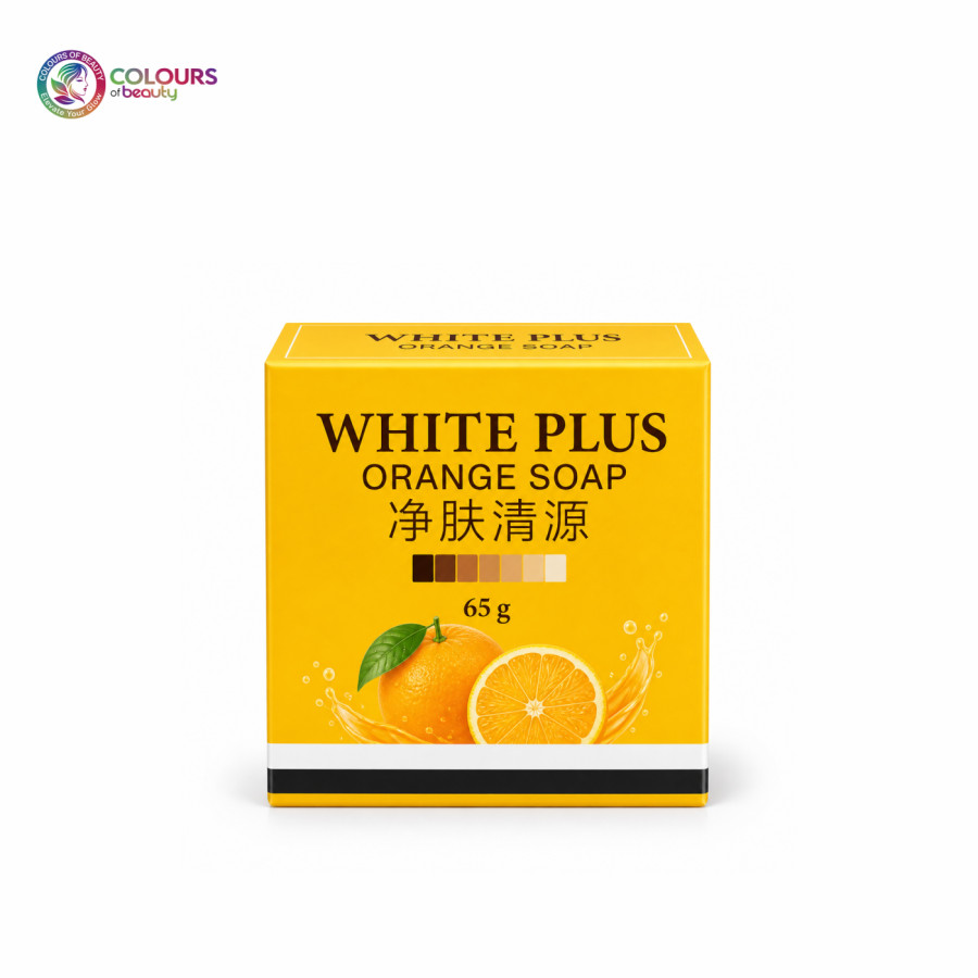 White Plus Orange Soap (65gm)