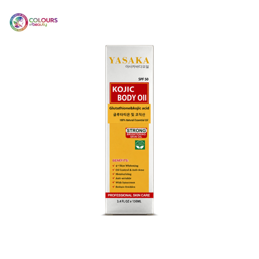 YASAKA Kojic Body Oil With Glutathione And Kojic Acid SPF 50