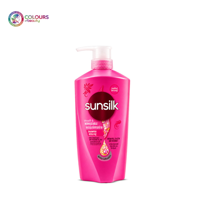 Sunsilk Smooth And Manageable Shampoo 626ml (Pink)