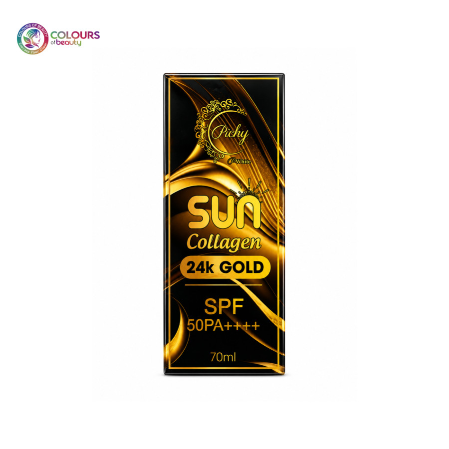 Pichy White Sun Collagen 24K Gold Sunscreen SPF 50 PA++++ (70ml)