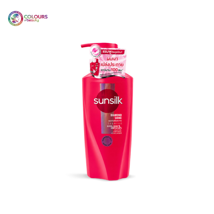 Sunsilk Diamond Shine Shampoo (350ml) (Red)