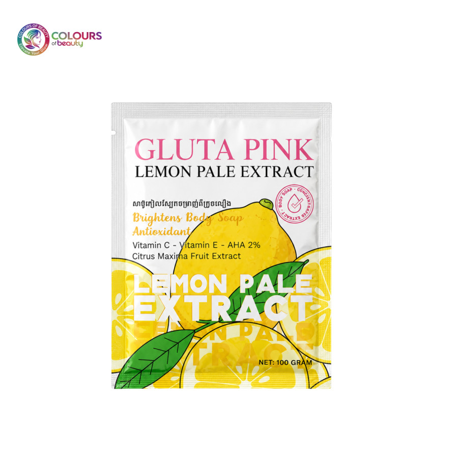 Gluta Pink Lemon Pale Extract -Soap