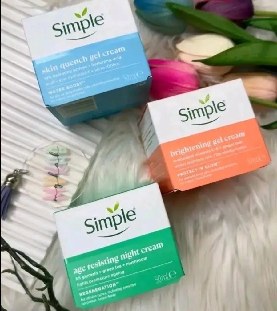 Simple Water Boost Skin Quench Gel Cream – 50ml